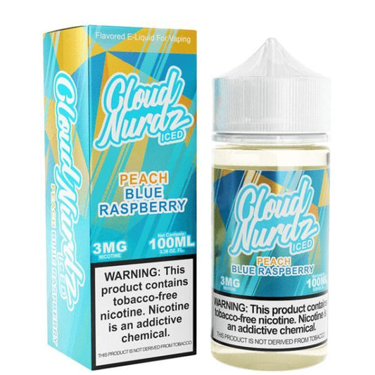 Cloud Nurdz - Peach Blue Razz Iced 100ml