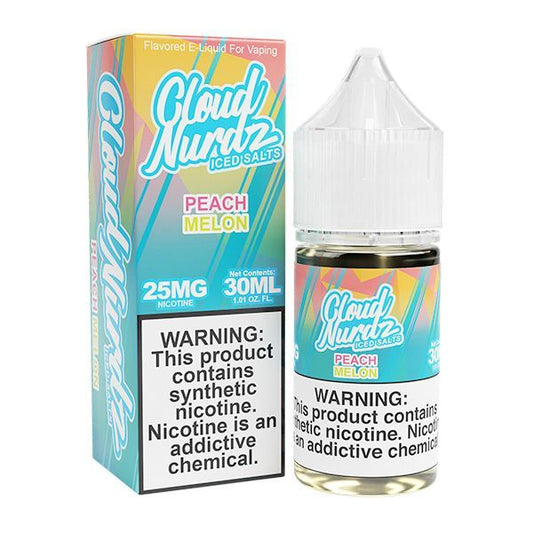 Cloud Nurdz - Salt Peach Melon Iced 30ml